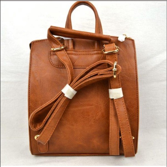 “Samantha” two way vegan material backpack - Picture 3 of 3